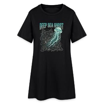Fantôme des Profondeurs - Robe T-shirt Femme - noir - Devant