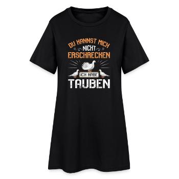 Taubenflüsterer brieftaubenzucht Taubenzüchter - Frauen T-Shirt-Kleid - Schwarz - Vorne