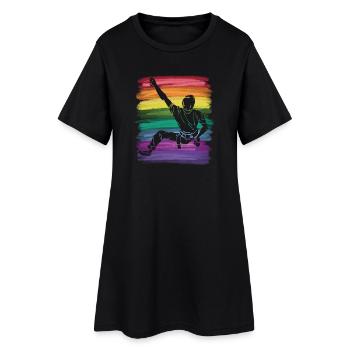 Bloc de bloc de Boulderer - Robe T-shirt Femme - noir - Devant