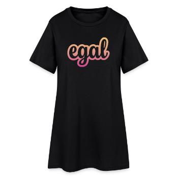 tout de même - Robe T-shirt Femme - noir - Devant