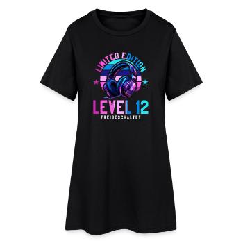 11. Geburtstag Junge Mädchen Gamer Level 11 - Frauen T-Shirt-Kleid - Schwarz - Vorne