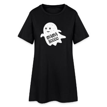 Ghost Ghost Costume Mom Halloween Ghosts - Women’s T-Shirt Dress - black - Front