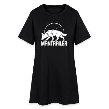 Berger allemand MANTRAILER Chiens de recherche Chiens - Robe T-shirt Femme - noir - Devant