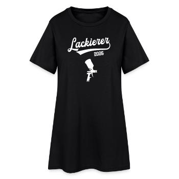 Peintre 2026 Apprentissage, Atelier de peinture stagiaire - Robe T-shirt Femme - noir - Devant