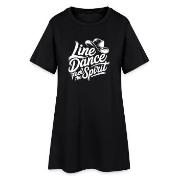 Line Dance Spirit - Robe T-shirt Femme - noir - Devant