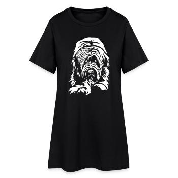 Briard "Black Edition" - Women’s T-Shirt Dress - black - Front