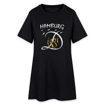 Hamburg Hafenkunst Anker Hamburg Diggi - Robe T-shirt Femme - noir - Devant