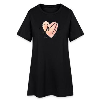 Mila Name für Mädchenname Baby Girl Baby Shower - Frauen T-Shirt-Kleid - Schwarz - Vorne