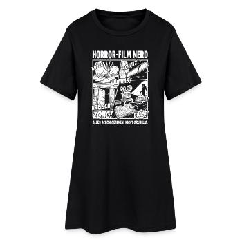 Horror-Film Nerd Alles schon gesehen - Frauen T-Shirt-Kleid - Schwarz - Vorne