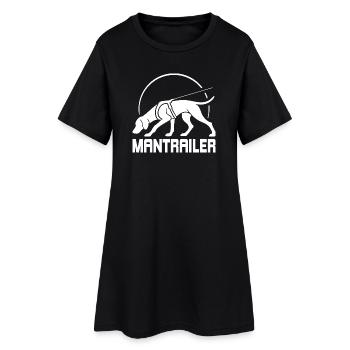 Chiens de recherche Vizsla MANTRAILER Saules chiens - Robe T-shirt Femme - noir - Devant