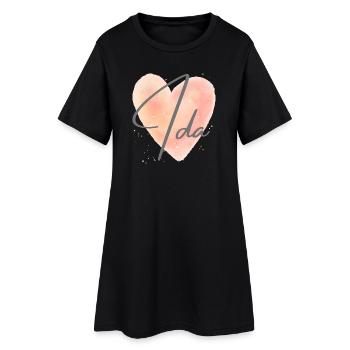 Ida Name für Mädchenname Baby Girl Baby Shower - Frauen T-Shirt-Kleid - Schwarz - Vorne