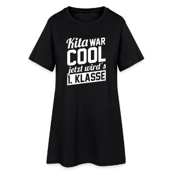 Kita Erste Klasse Schüler Kindergarten - Frauen T-Shirt-Kleid - Schwarz - Vorne