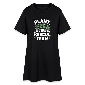 Équipe de secours des plantes Sauveteur d’usine Pfnaze - Robe T-shirt Femme - noir - Devant