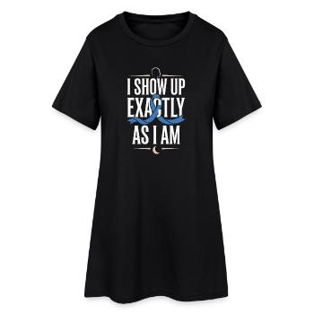 Sensibilisation à l’alopécie Perte de cheveux à l’alopécie areata - Robe T-shirt Femme - noir - Devant