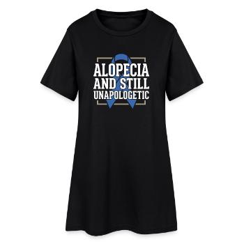 Sensibilisation à l’alopécie Perte de cheveux à l’alopécie areata - Robe T-shirt Femme - noir - Devant