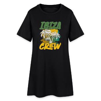 Équipage Ibiza - Robe T-shirt Femme - noir - Devant