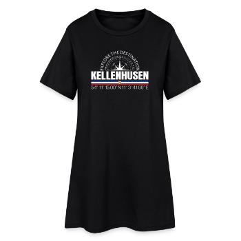 Kellenhusen - Women’s T-Shirt Dress - black - Front