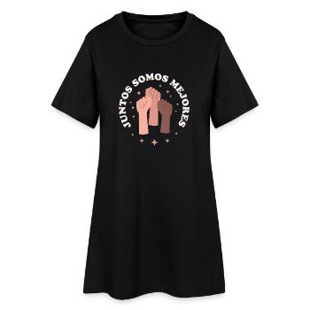 United Fists Circle - Women’s T-Shirt Dress - black - Front