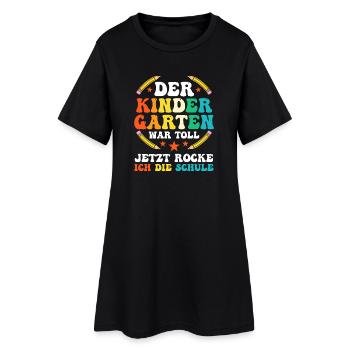 Kita Erste Klasse Schüler Kindergarten - Frauen T-Shirt-Kleid - Schwarz - Vorne