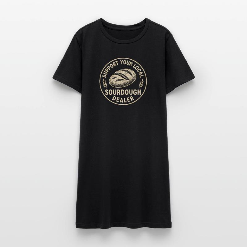 Baking Baker Baker Sourdough Bread Gift Idea Women’s T-Shirt Dress