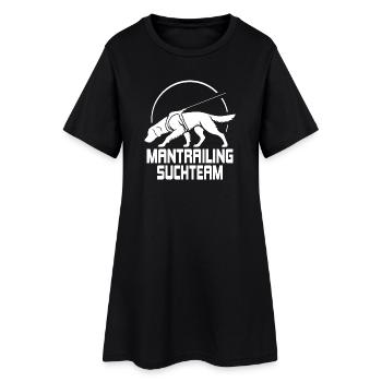 Golden Retriever Mantrailing Suchteam Hunde Hund - Frauen T-Shirt-Kleid - Schwarz - Vorne