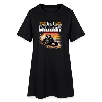 UTV Off Road 4 Wheeler Side by side - Women’s T-Shirt Dress - black - Front