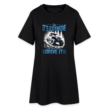 UTV Off Road 4 Wheeler Side by side - Women’s T-Shirt Dress - black - Front