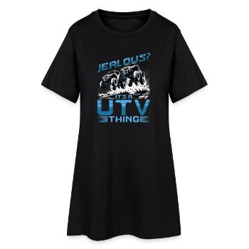 UTV Off Road 4 Wheeler Side by side - Women’s T-Shirt Dress - black - Front