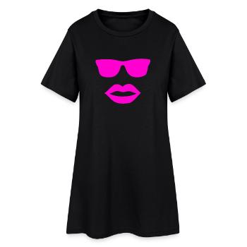 Lunettes de soleil - Robe T-shirt Femme - noir - Devant