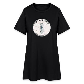 Eine zweite Chance – Timmy Wal Rettung - Frauen T-Shirt-Kleid - Schwarz - Vorne
