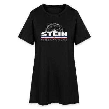 Pierre - Robe T-shirt Femme - noir - Devant