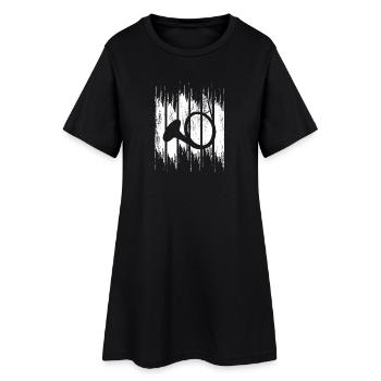 Clairon - Robe T-shirt Femme - noir - Devant