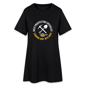 Gold Prospecting Specialist Funny Mining - Women’s T-Shirt Dress - black - Front