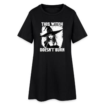 Dunkle Hexe T| Halloween Party T | Hexerei T Wicca - Frauen T-Shirt-Kleid - Schwarz - Vorne