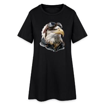 Adler Pilot - Robe T-shirt Femme - noir - Devant
