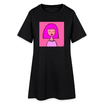 Bez_nazwy_185_202604302319_51705 - Robe T-shirt Femme - noir - Devant