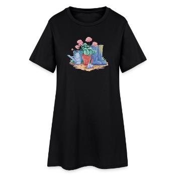 Garden Decoration Art - Women’s T-Shirt Dress - black - Front
