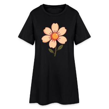 Fleurs Pastel Fleurs Fleurs Fleurs Pastel Cadeau Pastel Mère - Robe T-shirt Femme - noir - Devant