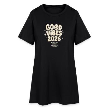 Abschluss 2026 - Frauen T-Shirt-Kleid - Schwarz - Vorne
