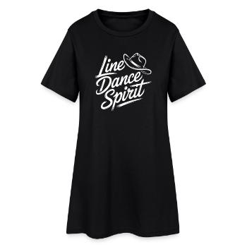Line Dance Spirit - Robe T-shirt Femme - noir - Devant
