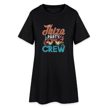 Équipage Ibiza - Robe T-shirt Femme - noir - Devant