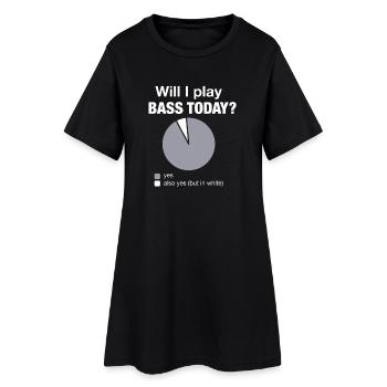 Schéma drôle du bassiste de Bass Today - Robe T-shirt Femme - noir - Devant