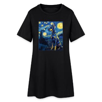 Great Dane - Women’s T-Shirt Dress - black - Front