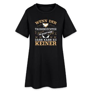 Taubenflüsterer brieftaubenzucht Taubenzüchter - Frauen T-Shirt-Kleid - Schwarz - Vorne
