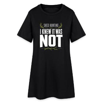 Chasse-écailles-chasseur-bois-cerf-cerf-cerf de Virginie - Robe T-shirt Femme - noir - Devant