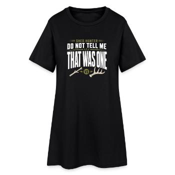 Chasse-écailles-chasseur-bois-cerf-cerf-cerf de Virginie - Robe T-shirt Femme - noir - Devant