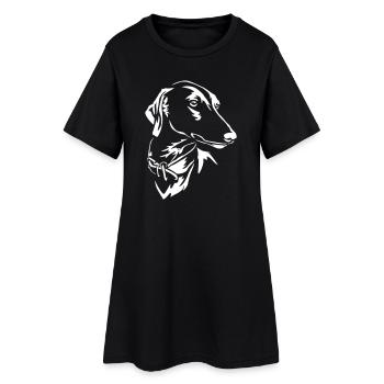 Azawakh Head "Black Edition" - Women’s T-Shirt Dress - black - Front