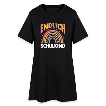 Kita Erste Klasse Regenbogen Schüler Kindergarten - Frauen T-Shirt-Kleid - Schwarz - Vorne