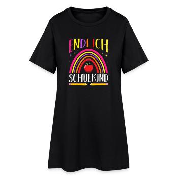 Kita Erste Klasse Regenbogen Schüler Kindergarten - Frauen T-Shirt-Kleid - Schwarz - Vorne