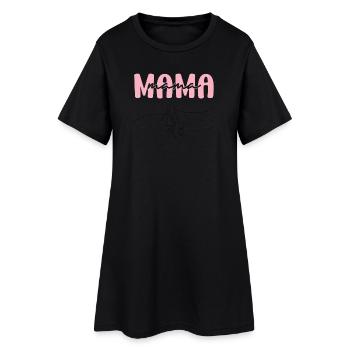 Lettrage Mama Rose - Robe T-shirt Femme - noir - Devant